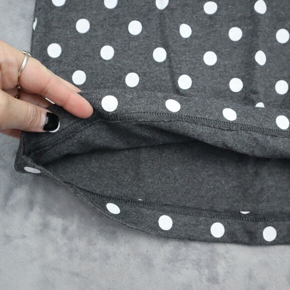 Banana Republic Skirt Womens S Black Polka dots Drawstring Stretchable Waist - Picture 9 of 16